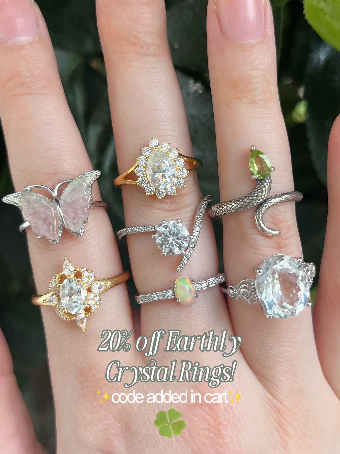 Earthly Rings ~ Last Chance! (20% off in cart)