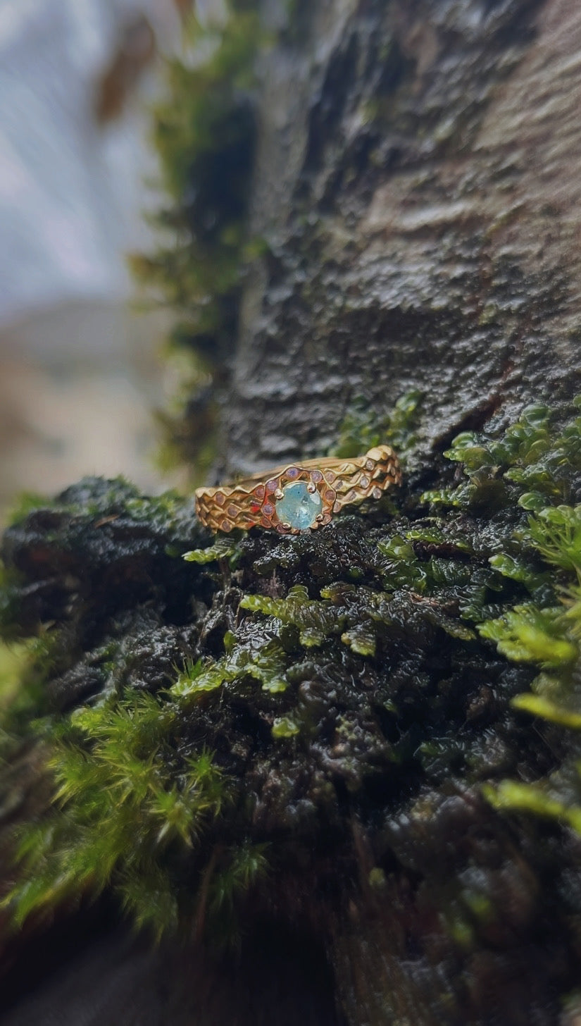 Earthly Emerald Ring