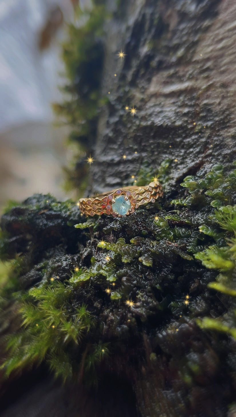 Earthly Emerald Ring
