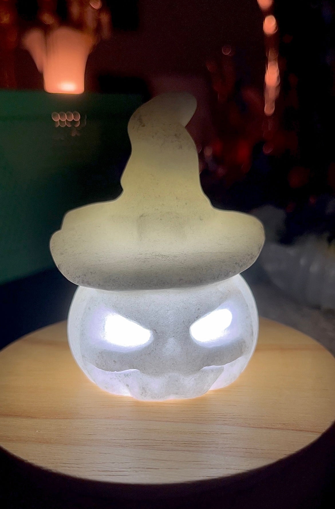 Light Up Crystal Jack-o-Lanterns