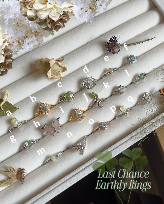 Earthly Rings ~ Last Chance! (20% off in cart)