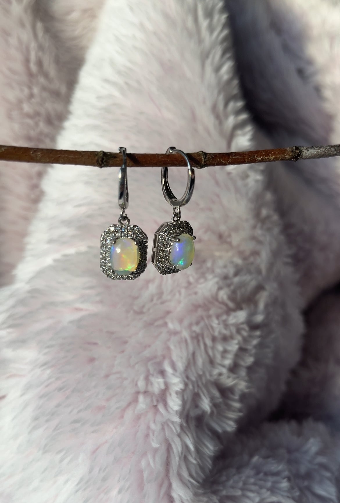 Lovingly & Divinely Magical Opal Huggies